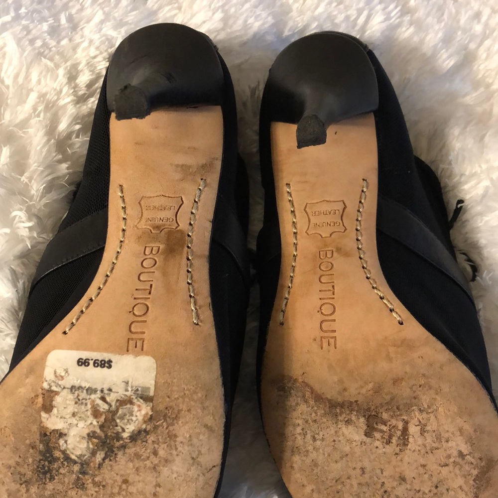 Peep Toe Booties - image 6